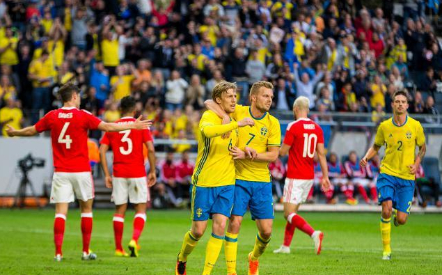 瑞典队战胜对手，挺进欧洲杯半决赛