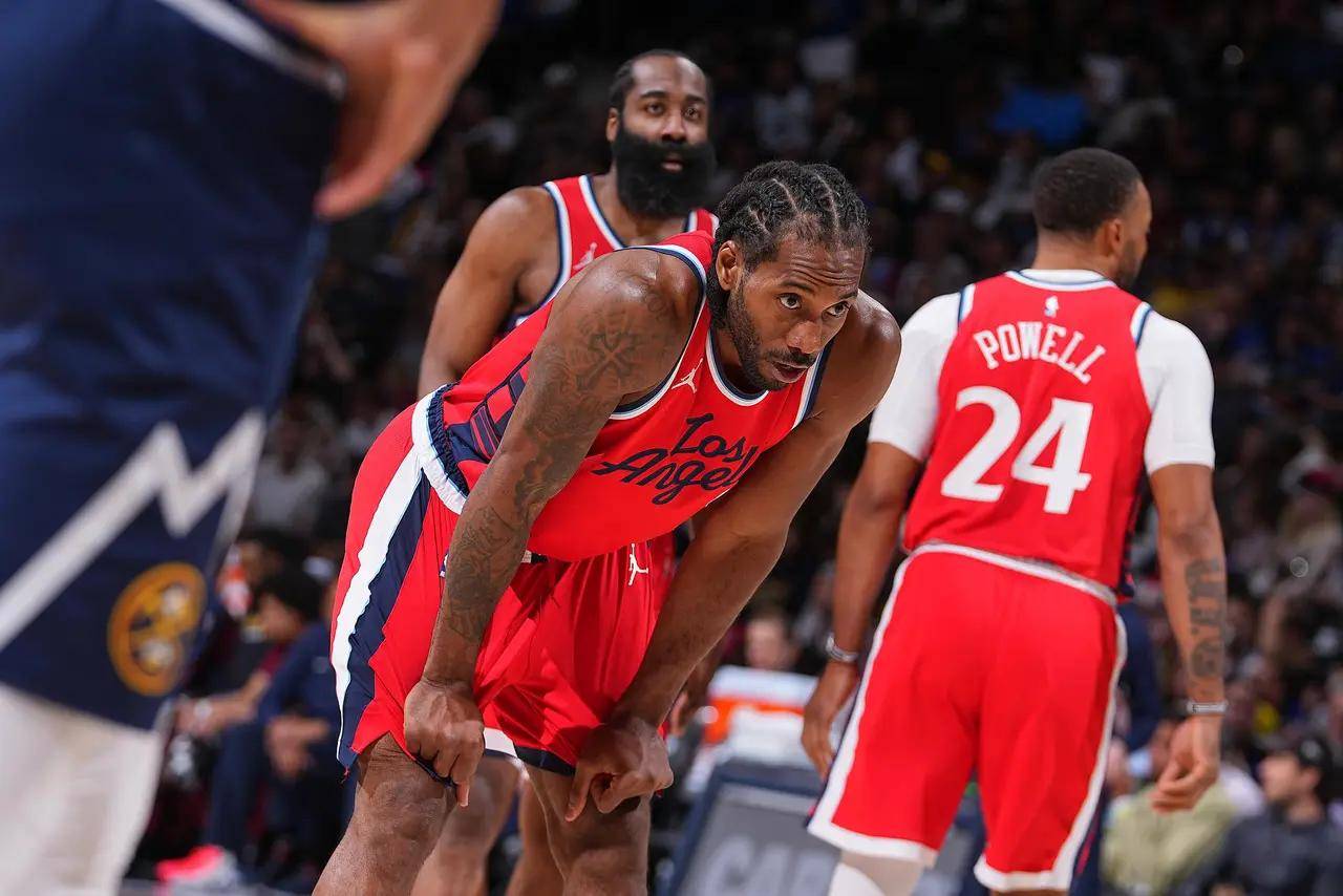 快船力克篮网，莱昂纳德砍下30+